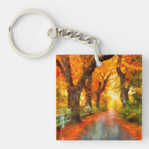 Herbst/Herbst/Blätter/Art Schlüsselanhänger