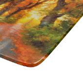 Herbst/Herbst/Blätter/Art Schneidebrett (Ecke)