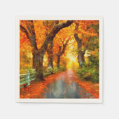 Herbst/Herbst/Blätter/Art Serviette (Vorderseite)