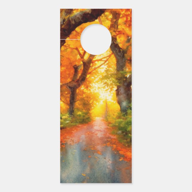 Herbst/Herbst/Blätter/Art Türanhänger (Vorderseite)