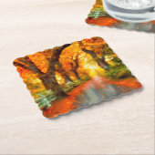 Herbst/Herbst/Blätter/Art Untersetzer (angewinkelt)