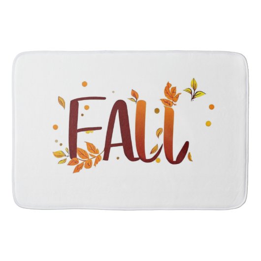 Herbst/Herbst/Blätter Badematte (Vorderseite)