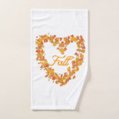 Herbst Herbst-Blätter Badhandtuch Set (Handtuch)
