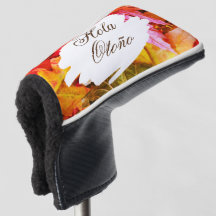 Herbst Herbst Blätter Brown Green Orange Golfer Lo