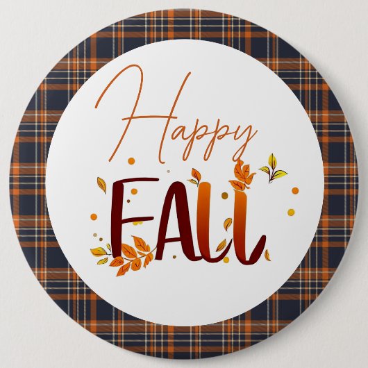 Herbst/Herbst/Blätter Button (Vorderseite)