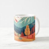 Herbst/Herbst/Blätter/farbig Kaffeetasse (VorderseiteRechts)