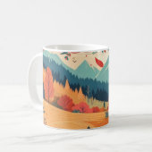 Herbst/Herbst/Blätter/farbig Kaffeetasse (Vorderseite Links)