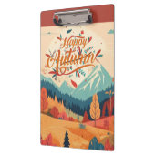 Herbst/Herbst/Blätter/farbig Klemmbrett (Links)