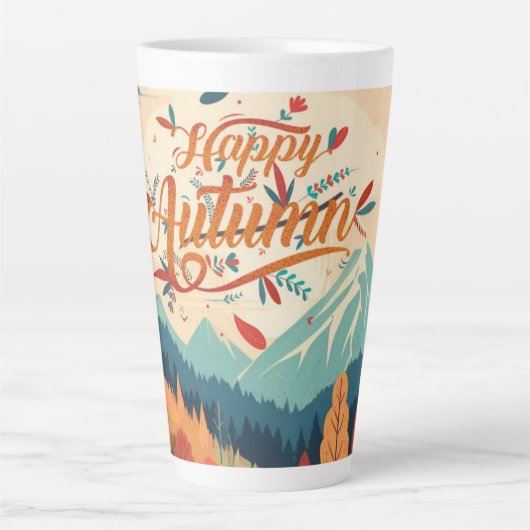 Herbst/Herbst/Blätter/farbig Milchtasse (Vorderseite)