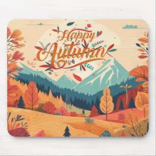 Herbst/Herbst/Blätter/farbig Mousepad