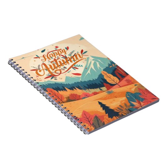 Herbst/Herbst/Blätter/farbig Notizblock (Rechte Seite)