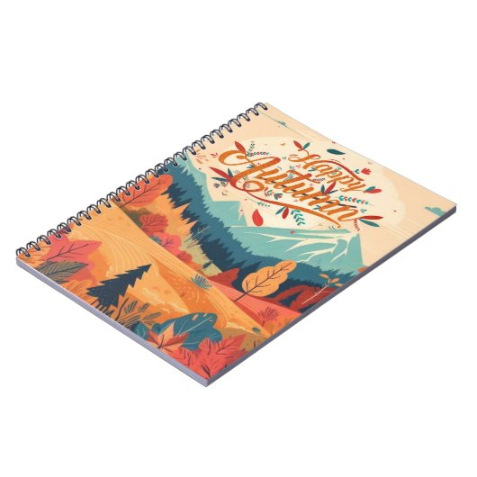 Herbst/Herbst/Blätter/farbig Notizblock (Linke Seite)