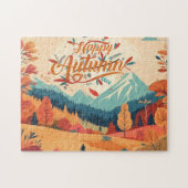 Herbst/Herbst/Blätter/farbig Puzzle (Horizontal)