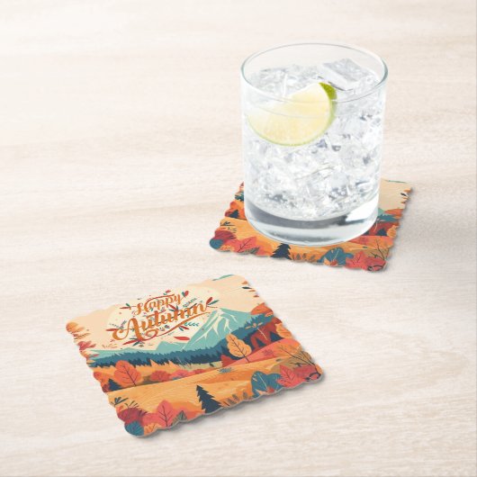 Herbst/Herbst/Blätter/farbig Untersetzer (Vor Ort)