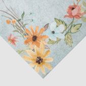 Herbst Herbst Blätter Floral Pumpkin Orange White Seidenpapier (Ausschnitt)