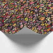 Herbst Herbst-Blätter Geschenkpapier (Ecke)
