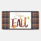 Herbst/Herbst/Blätter/kariert Banner (Horizontal)