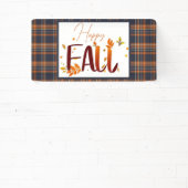 Herbst/Herbst/Blätter/kariert Banner (InSitu)