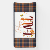 Herbst/Herbst/Blätter/kariert Banner (Vertikal)