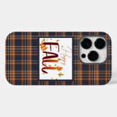 Herbst/Herbst/Blätter/kariert Case-Mate iPhone Hülle (Rückseite (Horizontal))