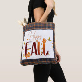 Herbst/Herbst/Blätter/kariert Tasche (Von Nahem)
