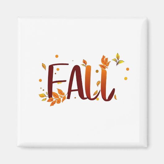 Herbst/Herbst/Blätter Magnet (Vorne)