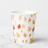 Herbst Herbst-Blätter | Pappbecher (Vorderseite)