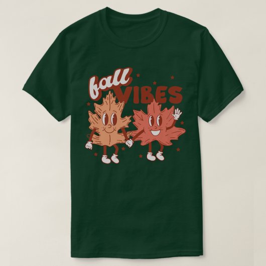 Herbst-Herbst-Blätter & Pumpkin Bitte fallen als T-Shirt (Design vorne)