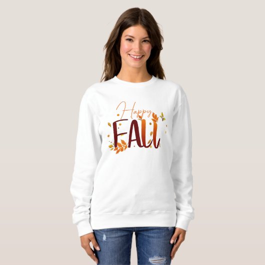 Herbst/Herbst/Blätter Sweatshirt (Vorne ganz)