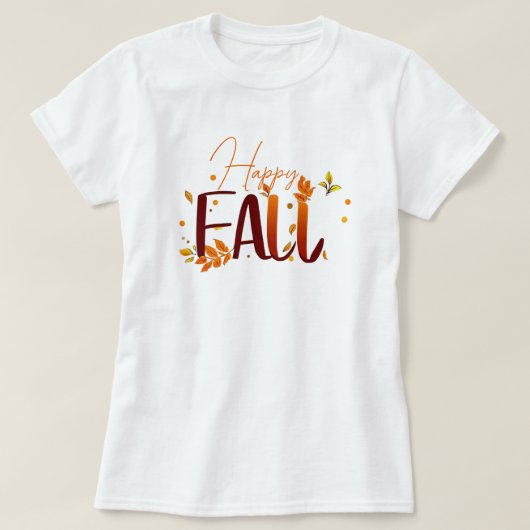 Herbst/Herbst/Blätter T-Shirt (Design vorne)