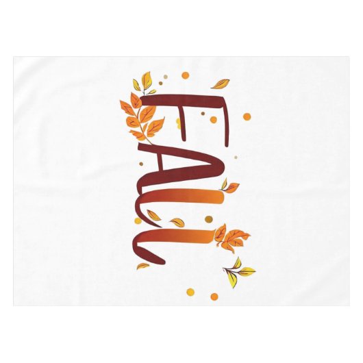 Herbst/Herbst/Blätter Tischdecke (Vorderseite (Horizontal))
