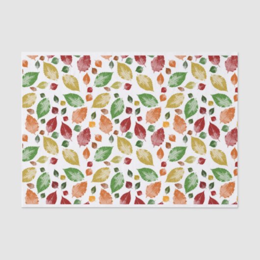 Herbst Herbst bleibt farbenfroh rustikal Seidenpapier (Vorderseite)