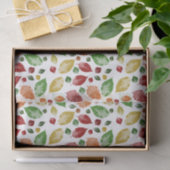 Herbst Herbst bleibt farbenfroh rustikal Seidenpapier (Geschenk)