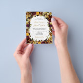 Herbst-Herbst: Blumenzellenausschreibung Flyer (Gruppe)