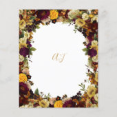 Herbst-Herbst: Blumenzellenausschreibung Flyer (Hinten)