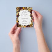 Herbst-Herbst: Blumenzellenausschreibung Flyer (Gruppe)