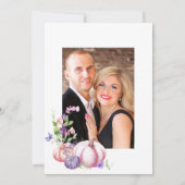 Herbst - Herbst Blütenwetter-Hochzeit Save The Date (Rückseite)