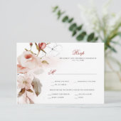 Herbst Herbst Boho RSVP Karte (Stehend Vorderseite)