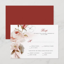 Herbst Herbst Boho RSVP Karte