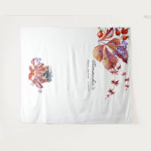 Herbst - Herbst-Brautparty-Stand Wandteppich (Vorderseite (Horizontal))