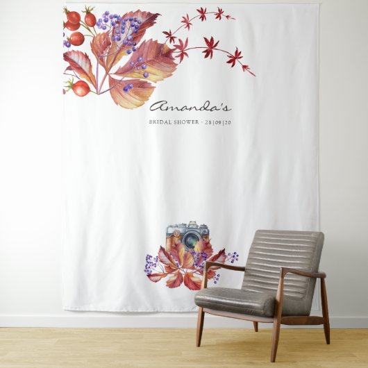 Herbst - Herbst-Brautparty-Stand Wandteppich (Beispiel)