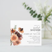 Herbst Herbst Brautparty Terracotta Einladung