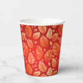 Herbst Herbst Canded Apple Party Pappbecher (Rückseite)