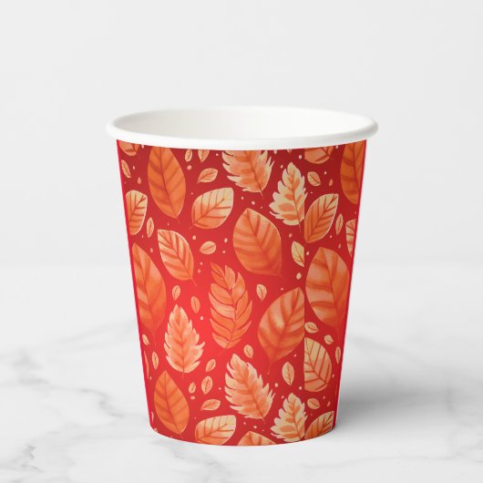 Herbst Herbst Canded Apple Party Pappbecher (Rückseite)