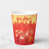 Herbst Herbst Canded Apple Party Pappbecher (Vorderseite)