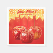 Herbst Herbst Canded Apple Party Serviette (Vorderseite)