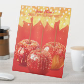 Herbst Herbst Canded Apple Party Sockelschild (In Situ)