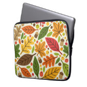 Herbst Herbst Erntedank Ernte Blätter fallen Laptopschutzhülle (Vorderseite Links)