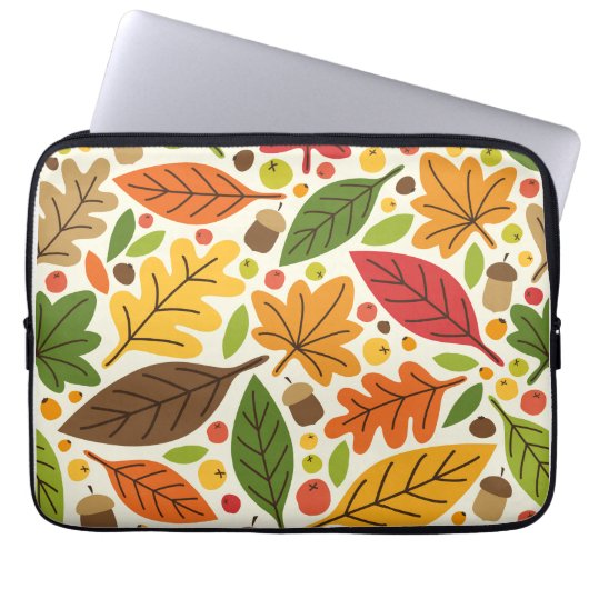 Herbst Herbst Erntedank Ernte Blätter fallen Laptopschutzhülle (Vorderseite)
