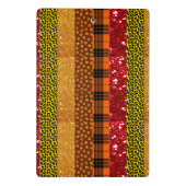 Herbst Herbst Erntedank Ernte Blätter fallen Mini Klemmbrett (Rückseite)